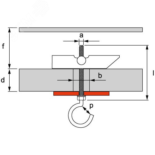 Анкер М6х100 складной со шпилькой - фото 2