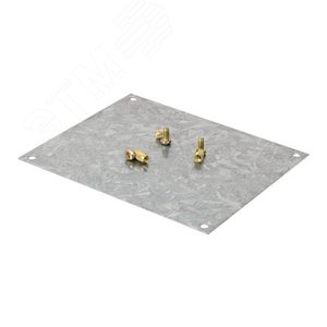 Пластина монтажная оцинкованная сталь 349х260 мм для коробок 392х298 мм - фото 1