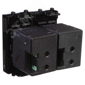 Avanti USB зарядное устройство ''Черный квадрат'', 2.1А, 2 модульное 4402542 DKC - 5
