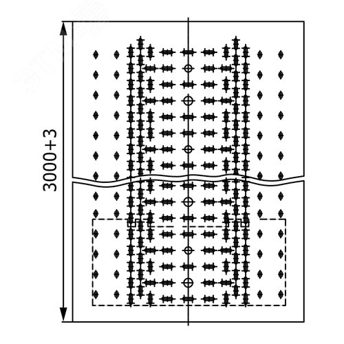 Донная вставка 500, цинк-ламель - фото 2