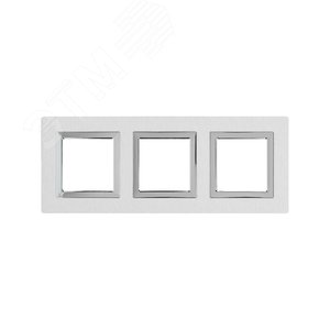 Рамка из алюминия, ''Avanti'', серая, 6 модулей - фото 1