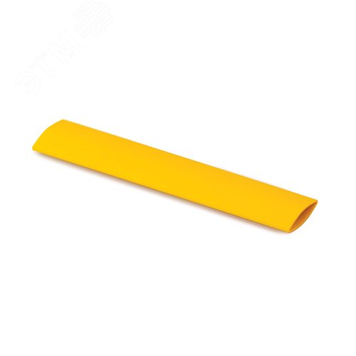 Термоусаживаемая самозатухающая трубка для термотрансферной печати 2,4/0,8 мм желтый 3:1, 20 м - фото 1