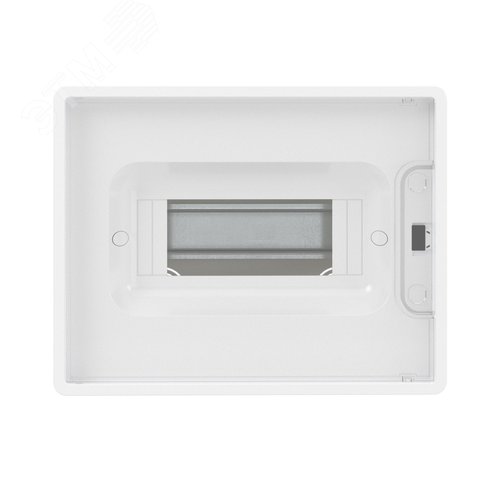 Щиток 8 мод встраиваемый для полых стен Фрейм (FRAME), белый, с прозрачной дверцей, с 2 шинами PEN на 8 и 6 отв. - фото 2