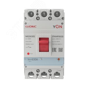 Выключатель автоматический YON max MGS630S 3P 504-630А 60кА с регулируемым термомагнитным расцепителем - фото 2