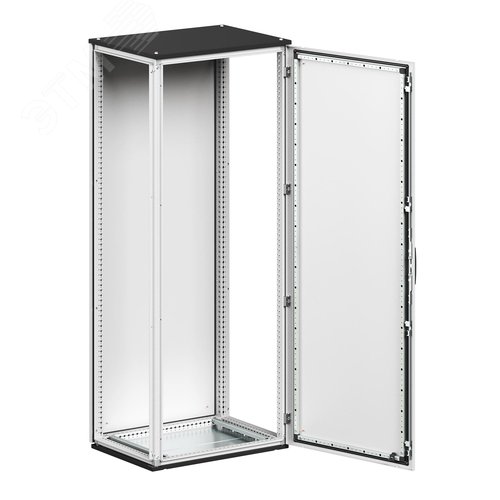 Комплект напольного корпуса CQE N с одностворчатой дверью и с задней панелью 1600x800x500 мм РАМ блок - фото 2