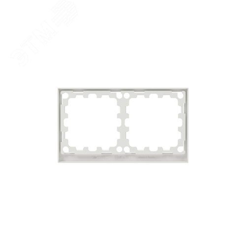 Рамка 2 поста IP44, KANT, белый песок - фото 5