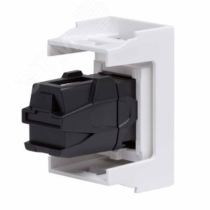 USB 2.0 розетка, ЭУИ Вива (Viva), белая, 1 мод. - фото 3