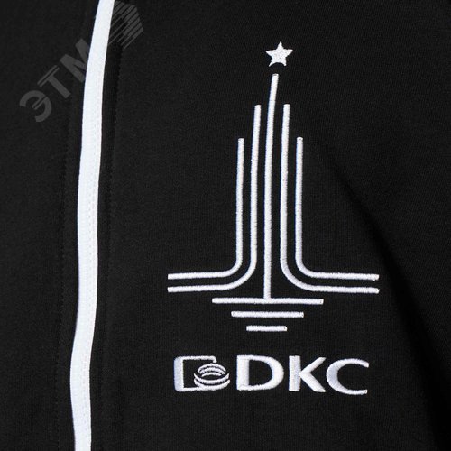 Олимпийка, черный цвет, размер L - фото 7