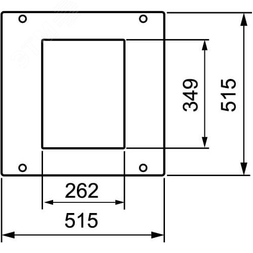 Крышка опалубки для лючка 12 мод. металлическая - фото 3