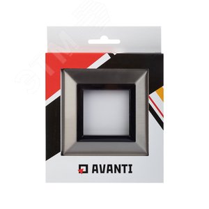 Рамка из металла, ''Avanti'',  никелированная, 2 модуля - фото 5