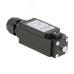 Изображение товара Концевой выключатель с двумя контактами, нормальнооткрытый + нормально закрытый (NO+NC). Исполнение с кнопкой. (шт)