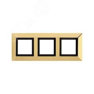 Рамка из металла, ''Avanti'', золотая, 6 модулей - фото 1