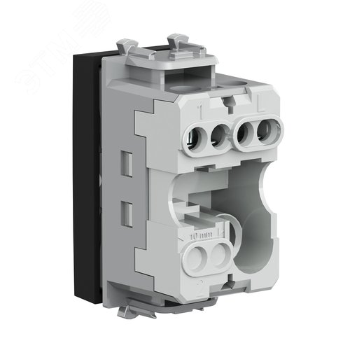 Кнопка модульная, Avanti, черный матовый, 1 модуль - фото 4