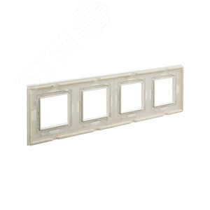 Рамка из натурального стекла, ''Avanti'', светло-зеленая, 8 модулей - фото 4