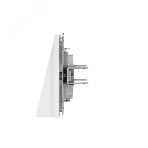 Вывод кабеля из стены, KANT, белая магнолия - фото 4