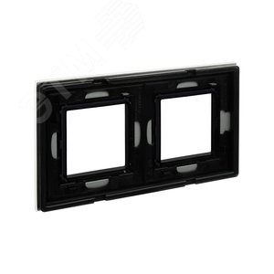 Рамка из натурального стекла, ''Avanti'', светло-серая, 4 модуля - фото 4