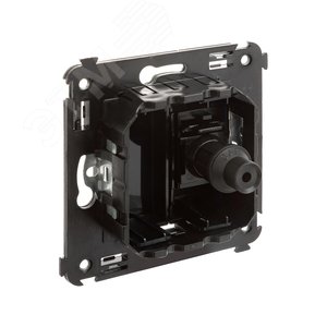 Avanti Розетка TV в стену, оконечная, ''Черный квадрат'' - фото 4