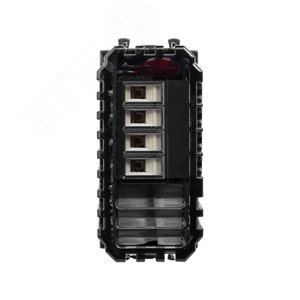 Avanti Диммер кнопочный ''Черный квадрат'', для LED ламп, 16A, 1 модульный 4402341 DKC - 4