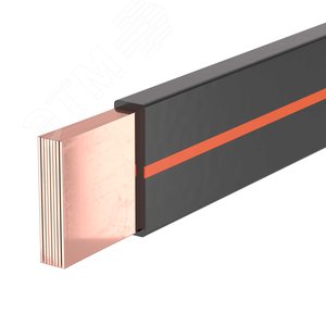 Изображение товара Гибкая шина в ПВХ изоляции, 3x80x1мм, ном. ток 800А, длина 2 метра (шт)