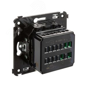 Avanti Механизм управления вентиляторами в стену, , Черный матовый - фото 4