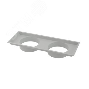 Изображение товара Адаптер воздуховода для потолочного кондиционера 3000-4000 Вт, RAL7035 (шт)