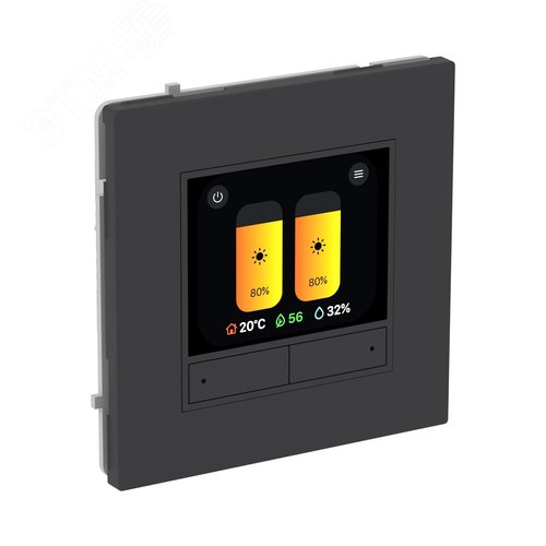 Светорегулятор, умный дом PRO (IoT), KANT, черный уголь - фото 2