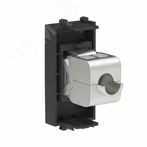 Avanti Компьютерная розетка RJ-45 без шторки модульная, кат.6 экранированная,  Черный матовый, 1 модуль - фото 3