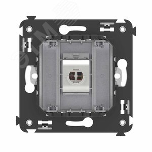 Avanti Компьютерная розетка RJ-45 без шторки в стену, кат.6 одинарная экранированная,  Закаленная сталь - фото 4