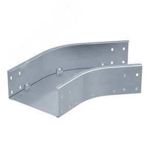 Изображение товара Угол горизонтальный 45 градусов 100х300 1,5 мм в комплекте крепежные элементы соединительные пластины (Упак)