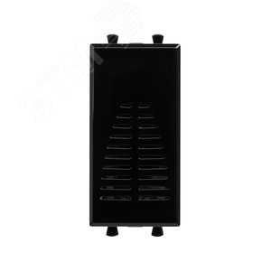 Изображение товара Avanti Звонок ''Черный квадрат'' 220V, 1 модульный (шт)