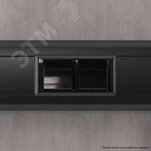 Avanti Рамка-суппорт черная для In-liner Front, 4 модульная 4402914 DKC - 7