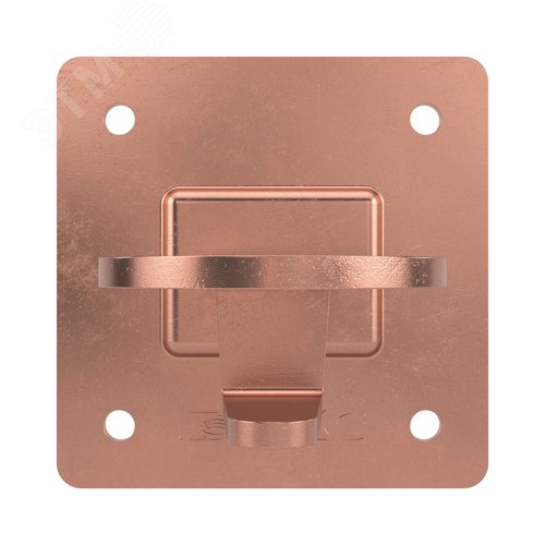 Держатель для плоской кровли металлический 150 мм медь - фото 3