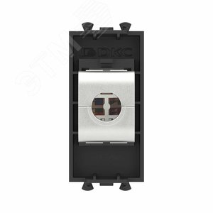 Avanti Компьютерная розетка RJ-45 без шторки      модульная кат.6А экранированная Черный матовый 1  модуль - фото 4