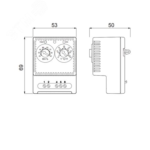 Гигротермостат электронный 230V - фото 2