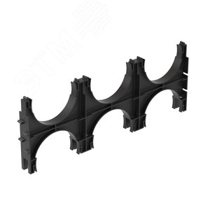 Держатель расстояния (кластер) для двустенных трубс фиксацией, д.110мм, тройной - фото 2