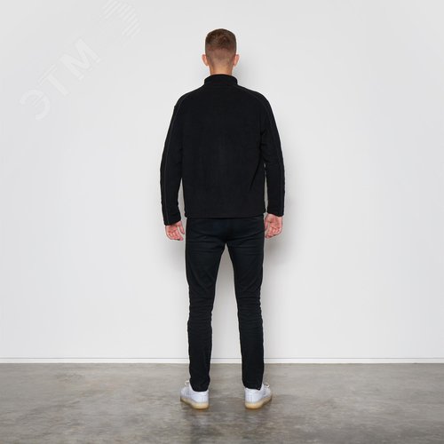 Куртка флисовая черная, размер XL - фото 3