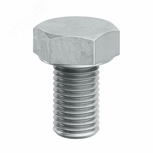 Болт с шестигранной головкой М10х120, горяеоцинкованный - фото 1