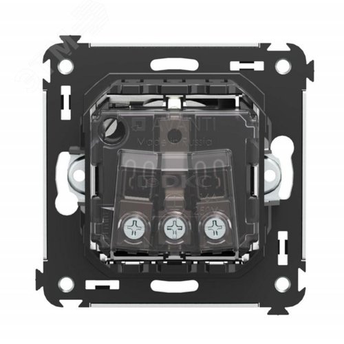 Avanti Розетка в стену 2P+E с з/ш  Закаленная сталь - фото 3