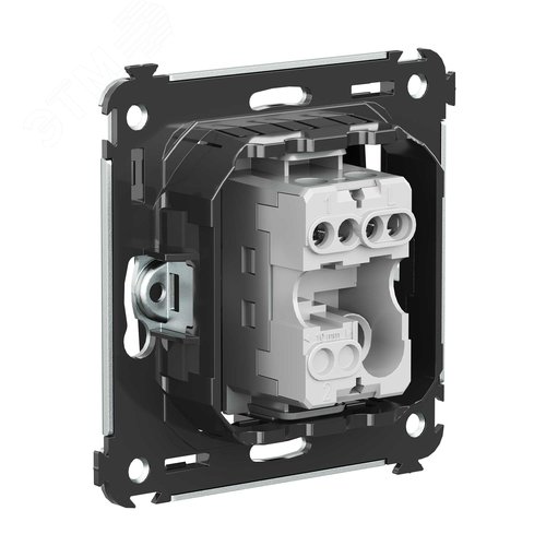 Avanti Выключатель одноклавишный в стену Черный   матовый - фото 4