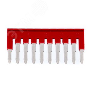 Изображение товара Перемычка вставная для клеммы на 2.5 кв.мм, 5-и полюсная (шт)