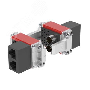 Изображение товара Комплект держателей сигнальных контактов12А, 26pin, 2xRJ45 (без наполнения) (компл)