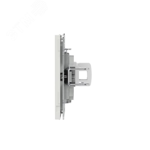 Компьютерная розетка RJ-45 без шторки, кат.6А одинарная,KANT, белый песок - фото 4