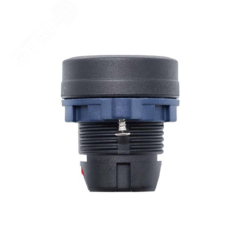 Головка кнопки плоская без фиксации, красная - фото 3