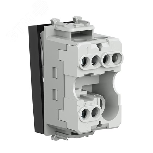 Avanti Переключатель ''Черный квадрат'', 16A, 1 модульный - фото 4