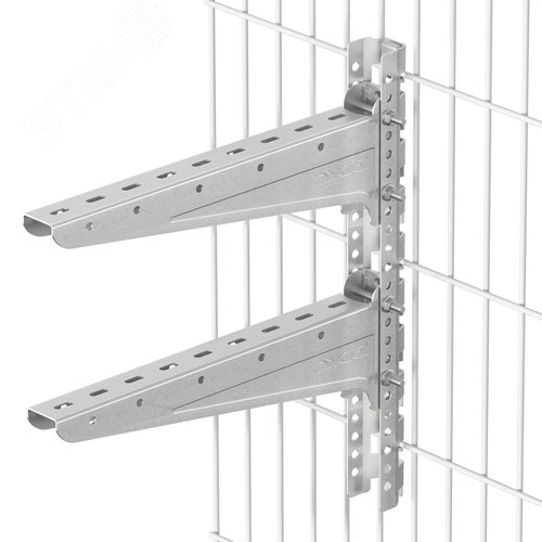 Крепление на сетку двух консолей 43х50х495 мм горячеоцинкованное - фото 1