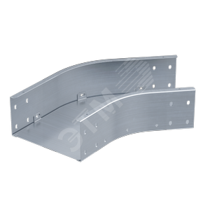 Угол горизонтальный 45 градусов 100х200, 0,8 мм, INOX304 в комплекте с крепежными элементами и соединительными пластинами,необходимыми для монтажа