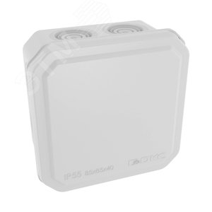 Коробка ответвительная с 8+2 кабельными вводами   д.25/20мм, IP55,85х85х40мм - фото 2