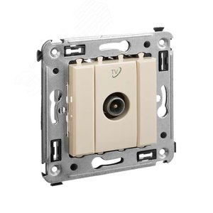 Avanti Розетка TV проходная в стену,  Ванильная дымка - фото 2