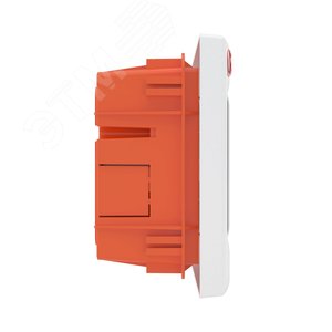 Щит распределительный встраиваемый 4 модуля с дверцей IP41 белый - фото 2