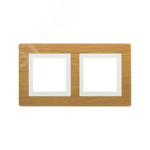 Рамка из натурального дерева, ''Avanti'', беленый дуб, 4 модуля - фото 1